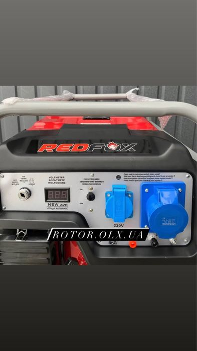 Генератор бензиновый REDFOX RFGG5560E 5.5 кВт Poland Качество Гарантия