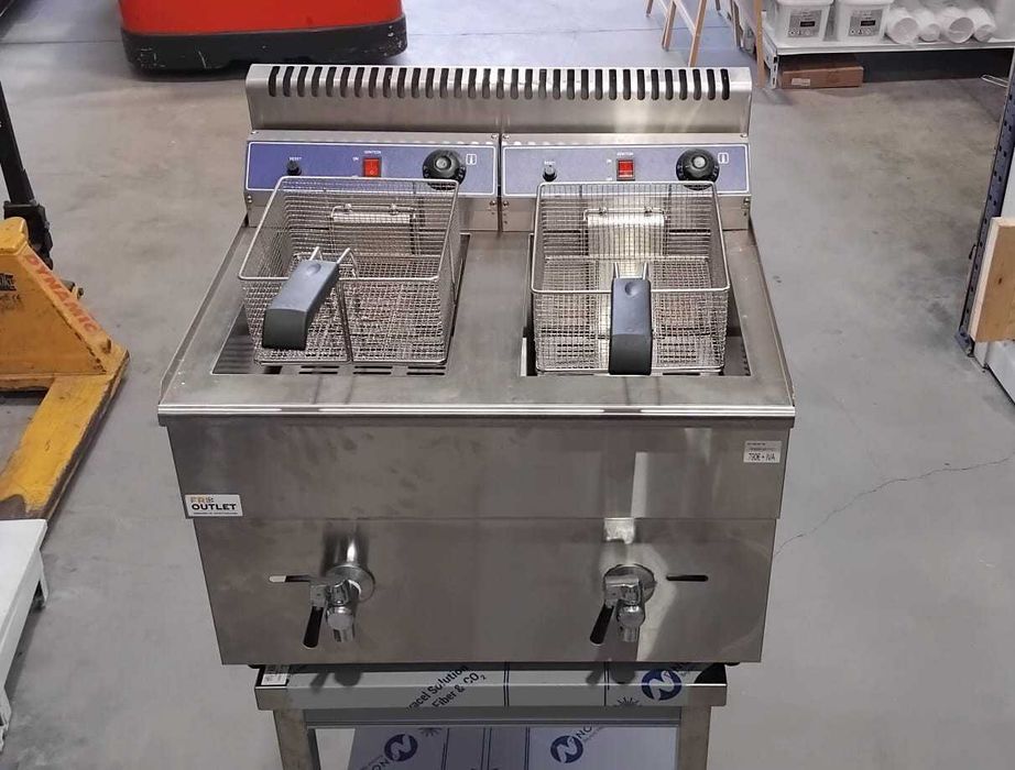 Fritadeira Dupla a Gás 17+17L + NOVA