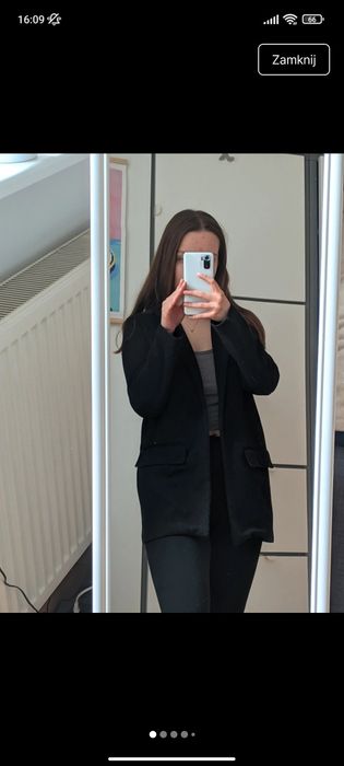 Dzieninowy żakiet z bawełną