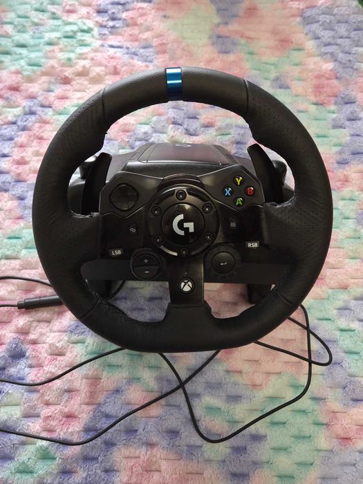 Volante Logitech G923 TrueForce (Xbox/PC) + Shifter Logitech - Como Novo + Garantia PCDIGA