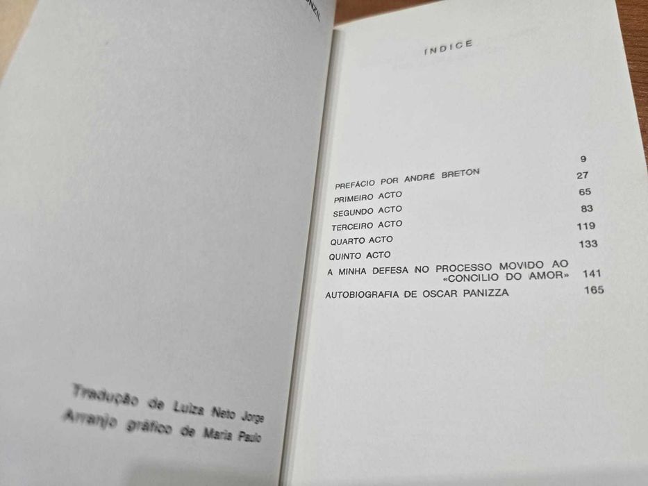 O Concílio do Amor - Oscar Panizza