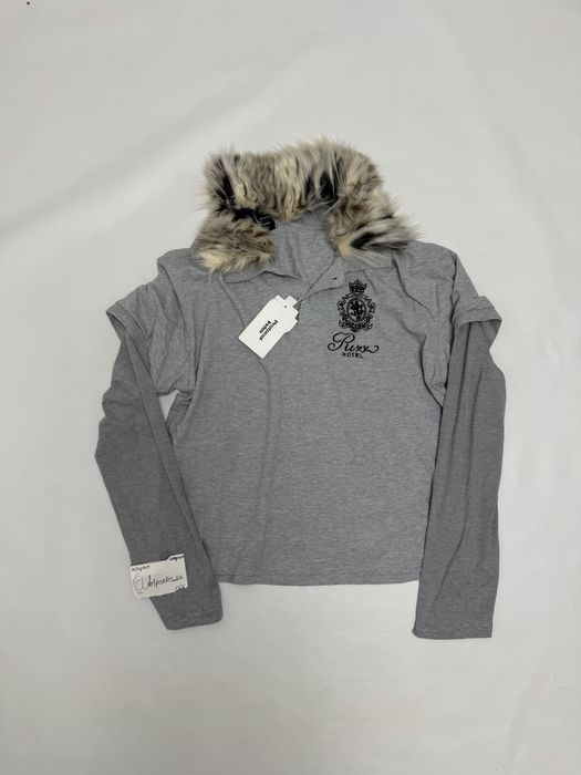 лонгслив Protocol Index Fur longsleeve tee S M l project gr Vetements balenciaga