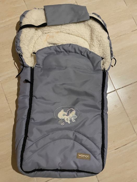 Конверт дитячий б/в зимовий на овчині womar