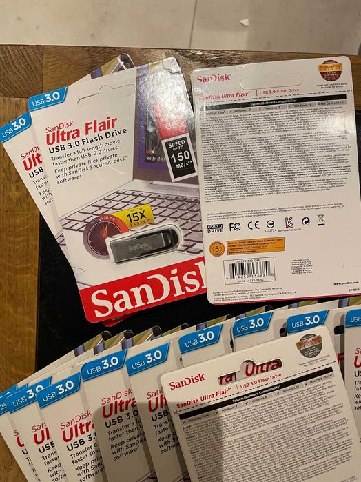 Zestaw pendrive San Disk Ultra Flair 3.0