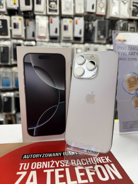 iPhone 16 Pro 256GB | Gwarancja | Sklep | Stan idealny
