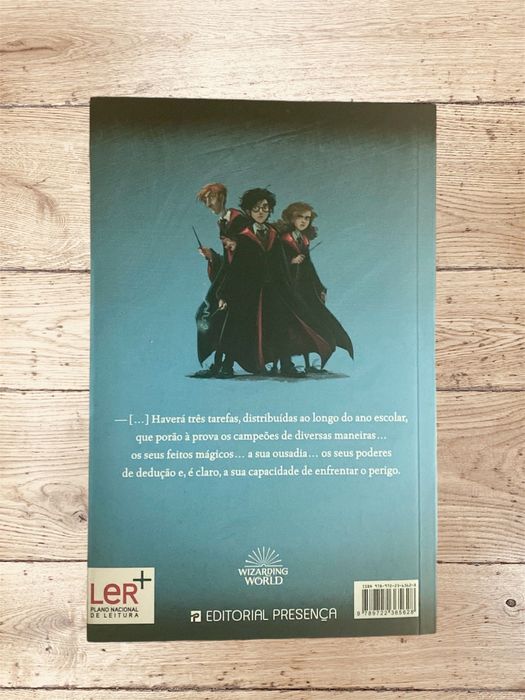 Livro “Harry Potter e o Cálice de Fogo” da saga de livros Harry Potter