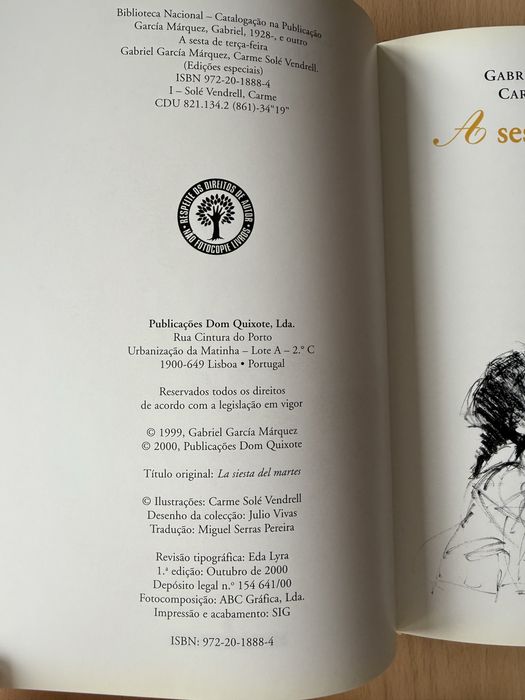 Livro “A Sesta de Terça Feira”