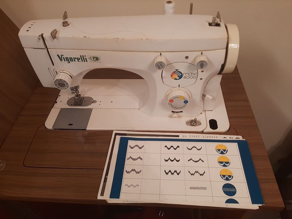 Máquina de Costura e de Bordar VIGORELLI maxi 4000