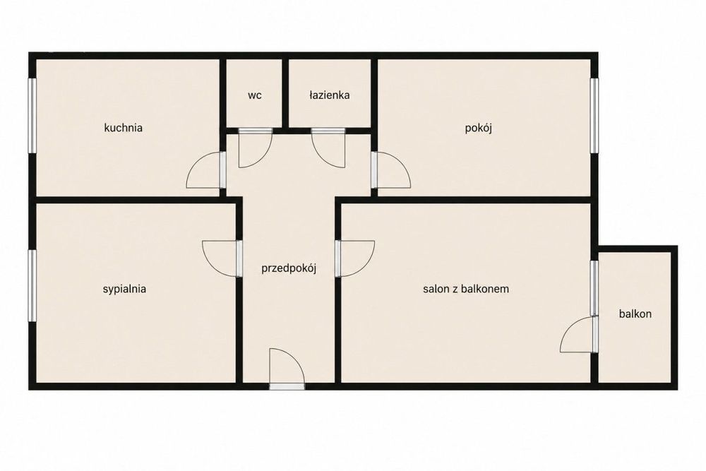 Dwustronne | Loggia | 3 pokoje | Od zaraz