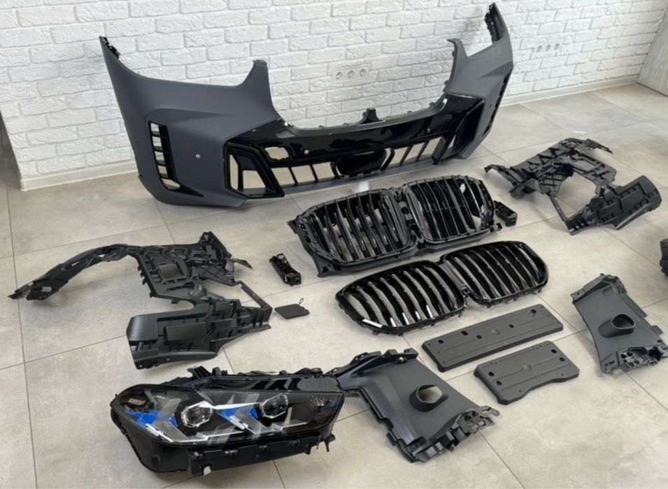 Рестайлинг комплект обвеса м пакет 2023+ для BMW X5 G05 2018-2022 бамп