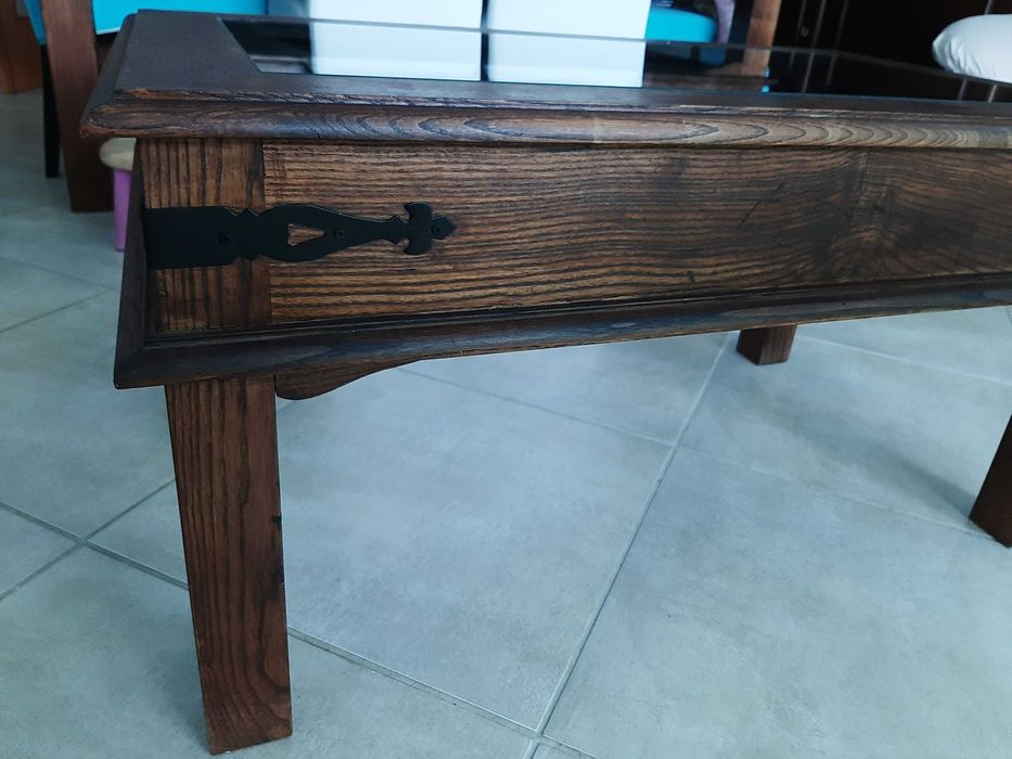 Mesa centro com vidro