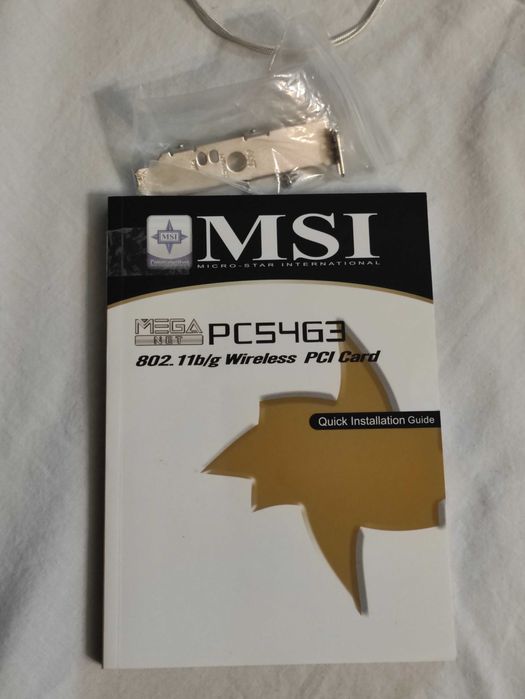 Placa de Rede Wireless PCI MSI PC54G3 54Mbps