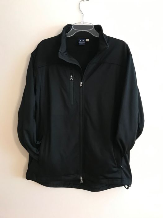 Czarna kurtka przejściowa softshell L