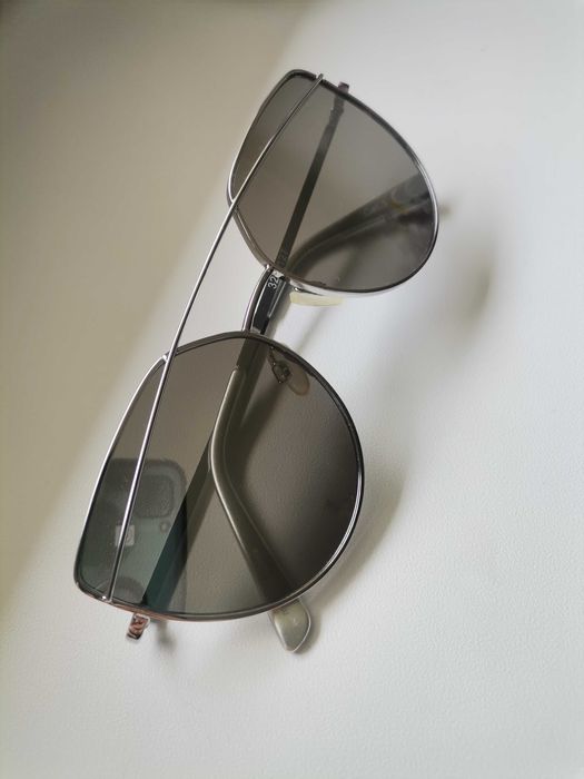 Okulary przeciwsłoneczne srebrne