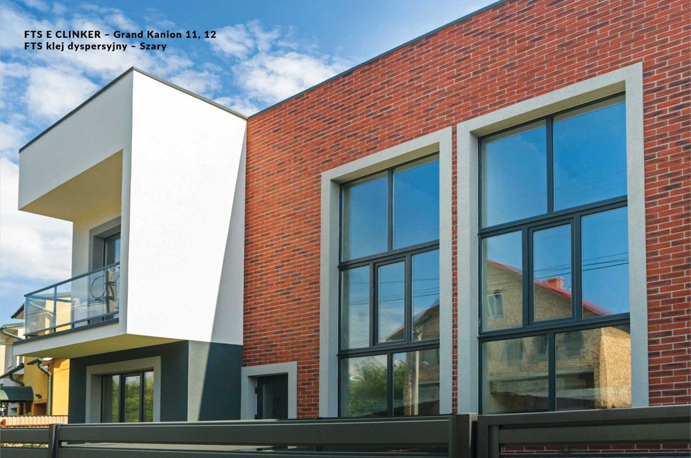 Cegła Cegiełka na elewacje docieplenia na styropian piękna WYPRZEDAŻ