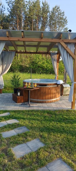 Domek Zielony Zakątek 1 Radawa wynajem Balia Sauna Jacuzzi