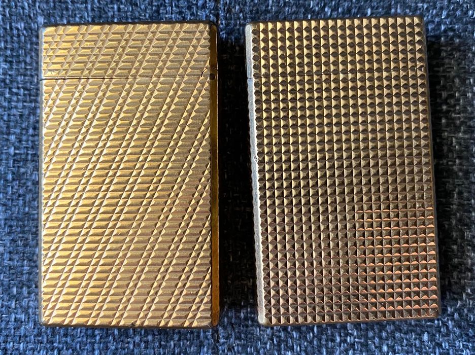 Isqueiros ST. Dupont, Ouro e Laquê (Originais)