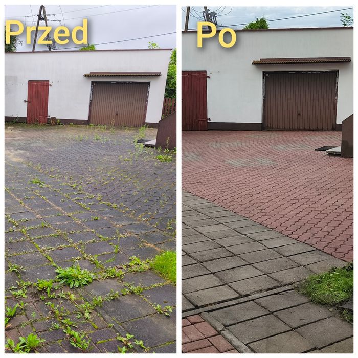 Mycie kostki brukowej , elewacji, dachu , efekt wow w jeden dzień