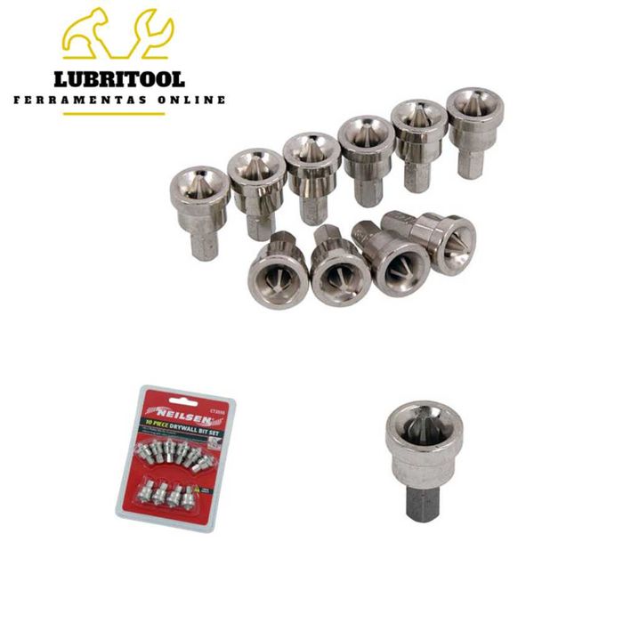 Jogo de 10 Bits para Pladur PH2 25mm CT3555 | NOVOS