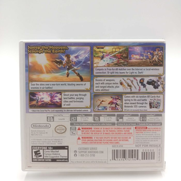 Kid Icarus Uprising Nintendo 3DS