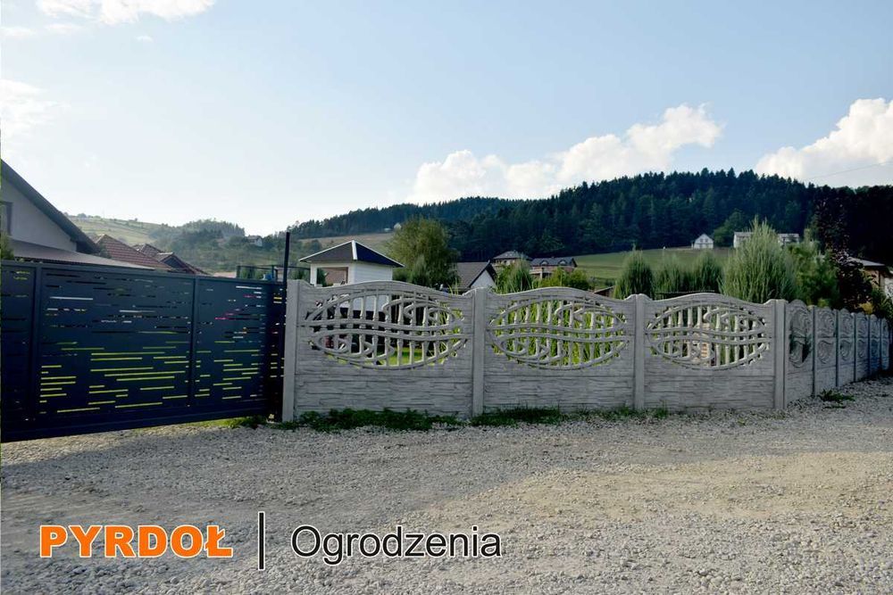 Ogrodzenie panelowe! 123cm fi4 - 47zł/mb WIŚNIOWSKI-grafit