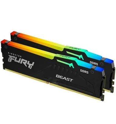 Kingston FURY 64 GB (2x32GB) DDR5  5600 MHz Beast RGB KF556C40BBAK2-64