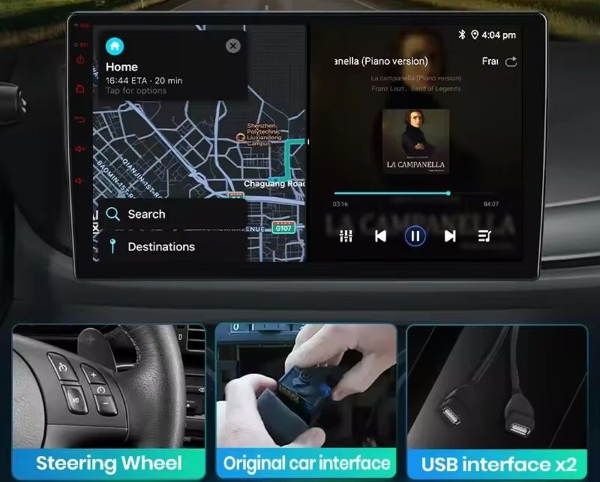 Radio Android Nawigacja Mercedes C Klasa W204 S204