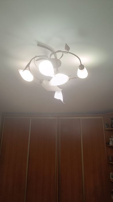 Торшер металевий