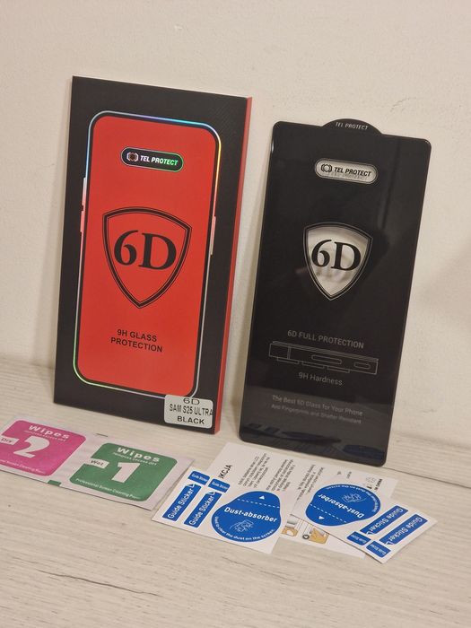 Hartowane szkło Tel Protect Full Glue 6D do SAMSUNG GALAXY S25 Ultra