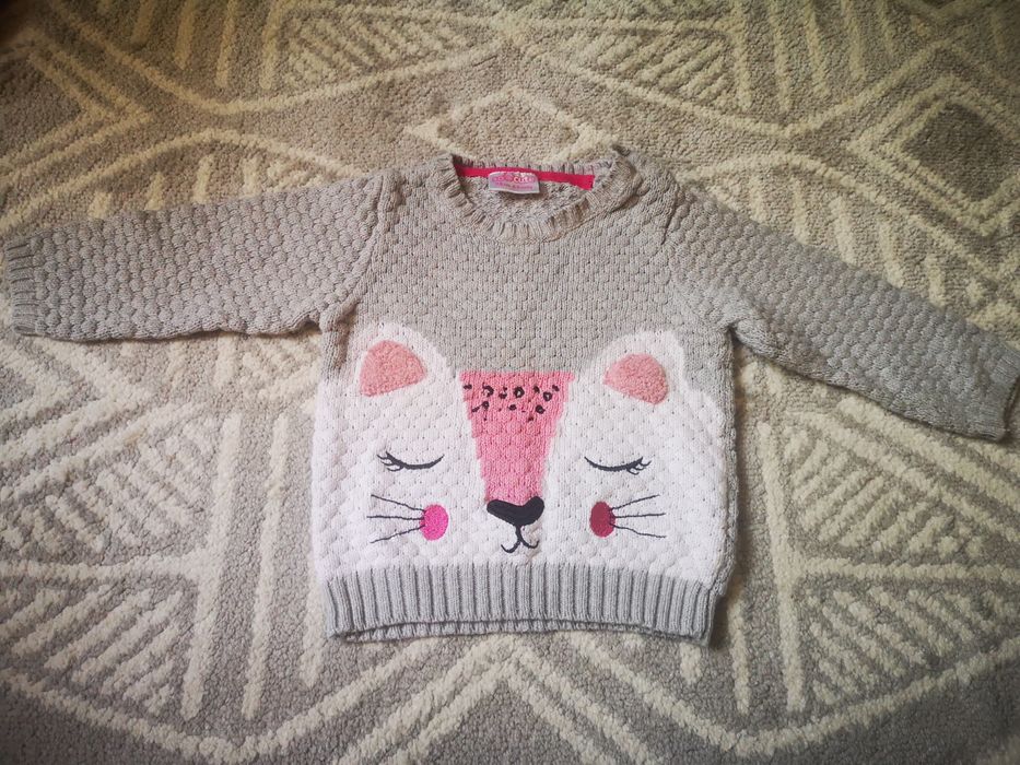 Sweter dla dziewczynki So Cute 74 cm 6-9 miesiecy