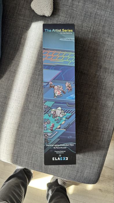 Nowa podkładka gamingowa Intel Artist Series x Clackd (900x400mm)
