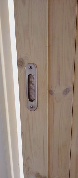 Drzwi sosnowe przesuwne skrzydło 730x2030 mm naturalny pobielony