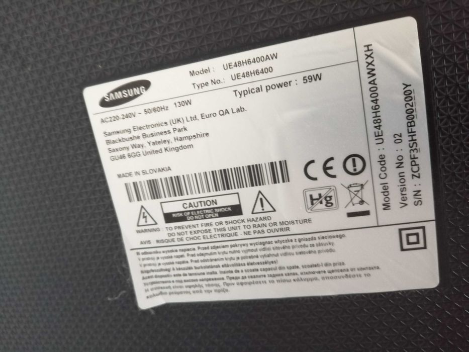 Telewizor Samsung Smart  sprawny, piloty