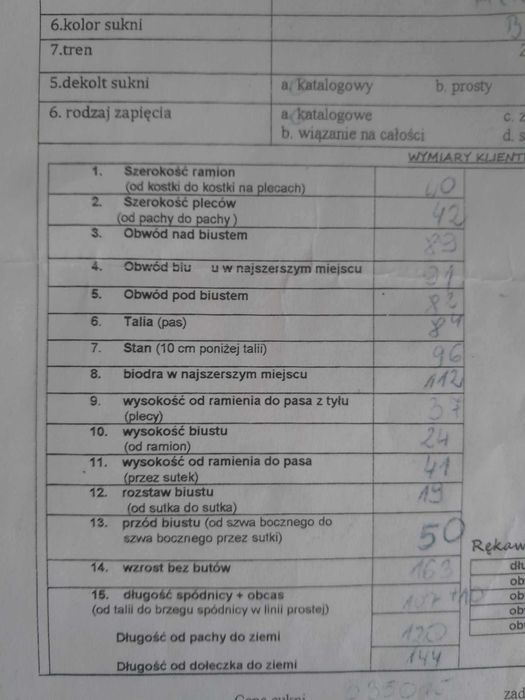 Suknia ślubna biała