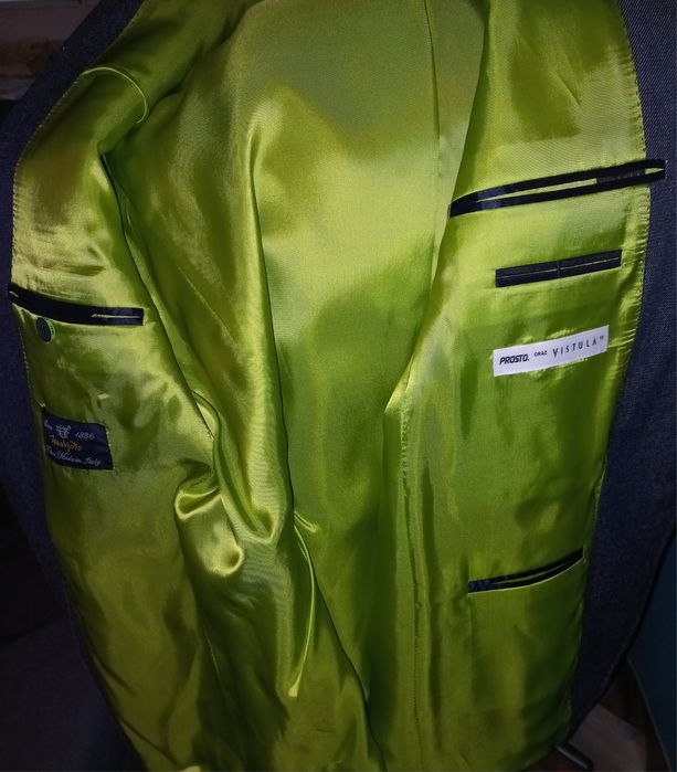 Garnitur Vistula i Prosto nowy marynarka i spodnie