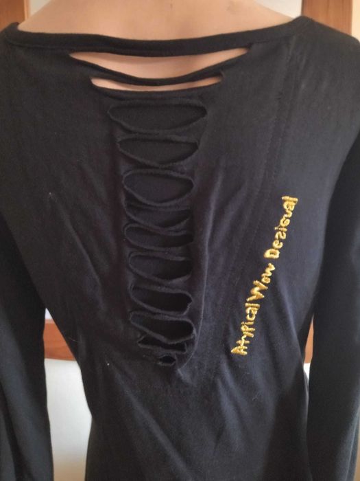 Vestido Preto DESIGUAL Tam 34