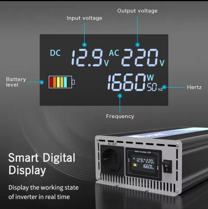 Transformador 5000w 12/24v