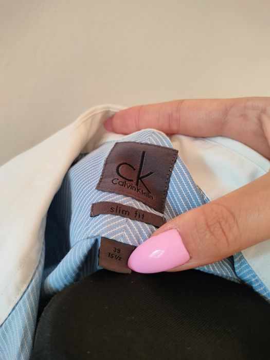 Niebieska koszula męska Calvin Klein M