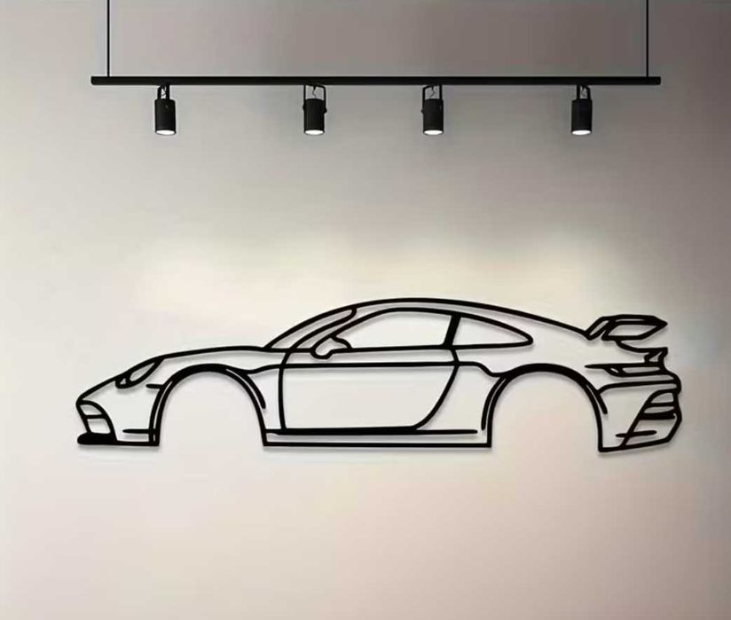 Decoração de Parede em Metal – Modelos de Automóveis