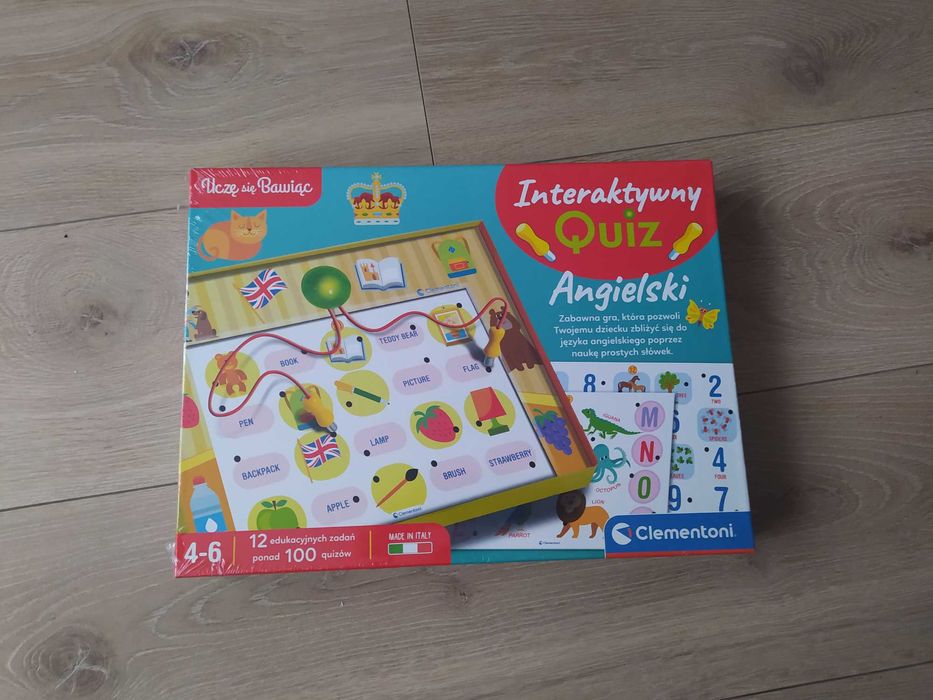 Interaktywny quiz Angielski Clementoni