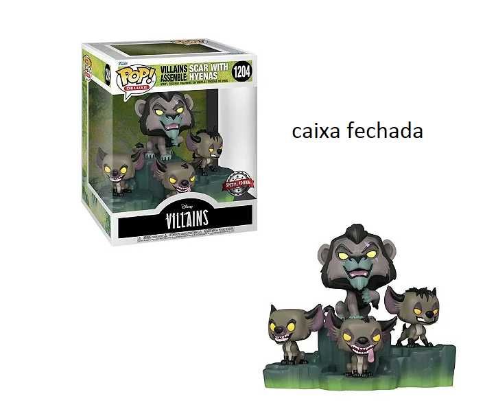Funko POP Disney Scar e Hyenas Villains