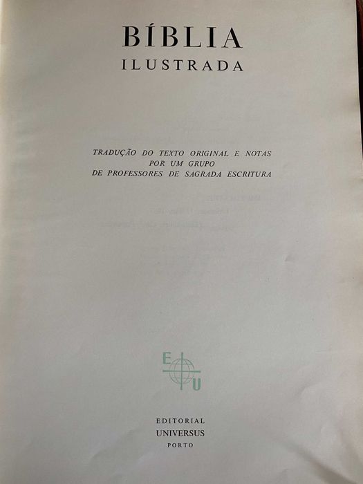 Bíblia Ilustrada(6 vols.)–Editorial Universus-Antigo e Novo Testamento