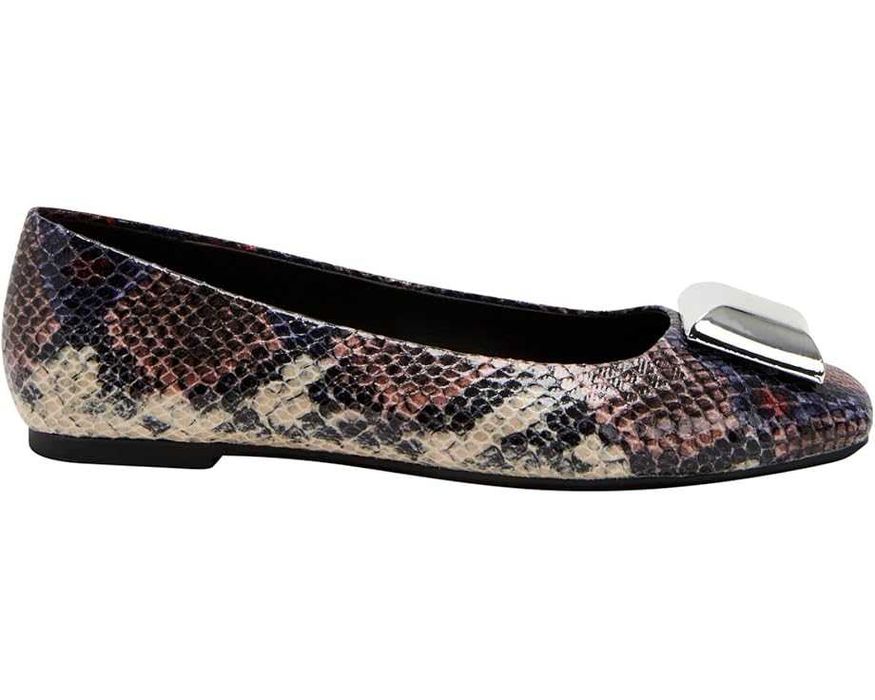 Katy Perry baleriny Evie Stud Red Multi, skóra ekologiczna rozmiar 37