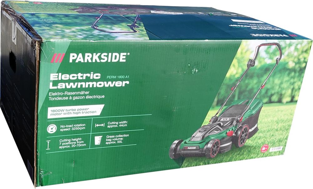 Нова оригінал потужна газонокосарка з  Німеччини PARKSIDE PRM/PERM 1800/газонокосилка/косилка /косарка