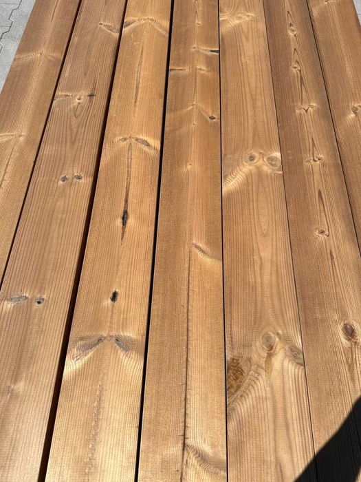 Deska Tarasowa Thermo Sosna Gładka 27x140mm