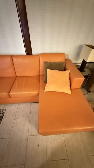 Sofá modular com chaise longue