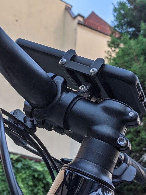 Держатель телефона на руль велосипеда, аллюминий, мини