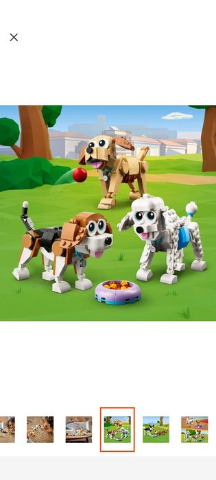 LEGO creator pieski