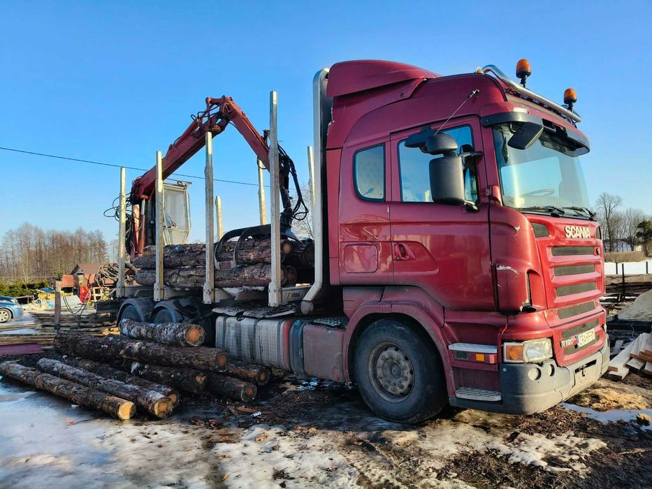 Samochód ciężarowy do drewna Scania R620 6x4 z HDS