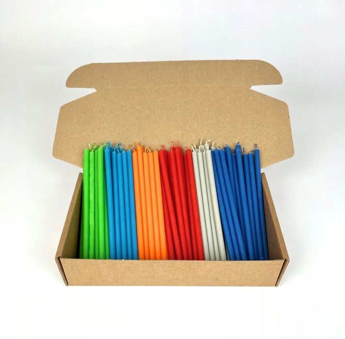 Świece Rytualne Kolorowe 90 Sztuk